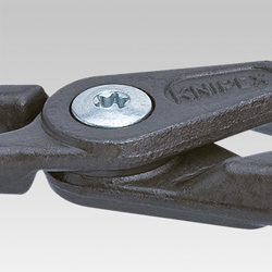 Pinca për segmente t’brendshme Knipex 48 21 J31, 210 mm, maje t’përkulme, t’kuqe