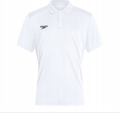 Bluzë polo për kalamaj Speedo Club Dry Polo 140cm, 100% poliester, e bardhë