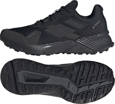 Këpucë trail running Adidas Terrex Soulstride RAIN.RDY IF5015, për burra, që s’i fut uji i shiut, të zeza