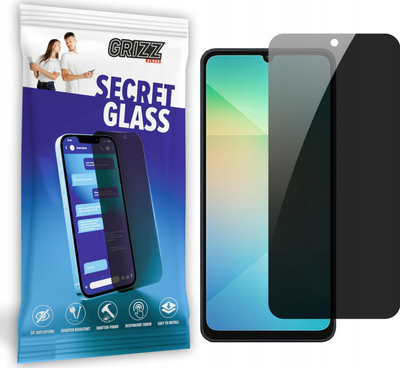 Mbrojtës ekrani Grizz SecretGlass Privacy për Samsung Galaxy A06, xham i errësuar, transparent