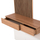 Set mobilje TV Dort HM18076.01, melaminë 249.5cm, me rafte muri, sonoma e bardhë