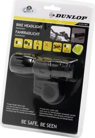 Llambë biçiklete Dunlop, 9 LED, 3AAA