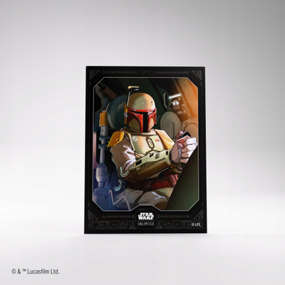 Навлаки за карти Star Wars Unlimited Boba Fett Art Sleeves, за игри со карти, шарени