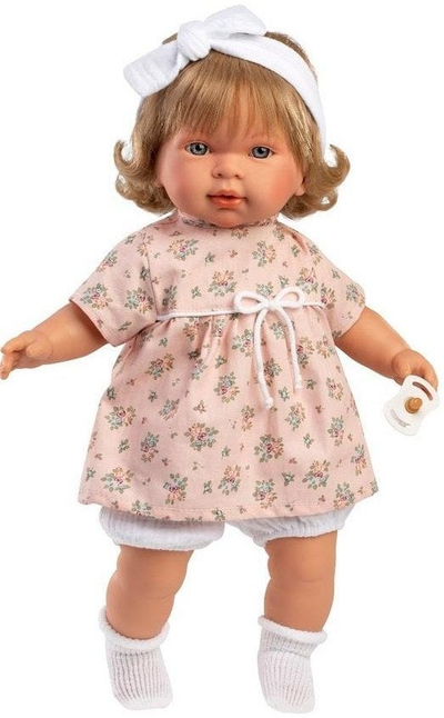Kukull Llorens Carla, 42cm, që qan si e vërtetë