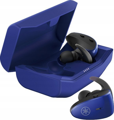 Kufje wireless në vesh Yamaha TW-ES5A, True Wireless, me kuti karikimi, blu