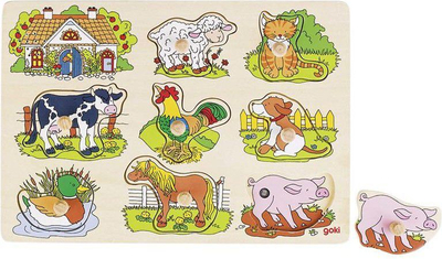 Puzzle GokiNoise Animals (GOKI-57895), 8 elemente, shumëngjyrëshe