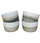 Set tava pjekje qeramike Alpina, 10.2x6 cm, 4 copë, ngjyrë bezhë-gri