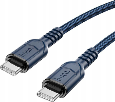 Kabllo karikimi Hoco X59 Victory, USB-C në USB-C, 60W PD, 2m, blu