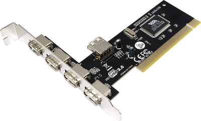 Kartë zgjerimi për kompjuter LogiLink PCI - 5x USB 2.0 (PC0028)