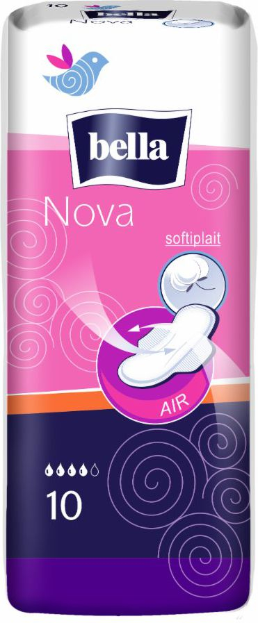 Peceta higjienike Bella Nova, Softiplait, me krahë, 10 copë