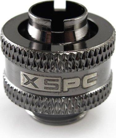 Lidhës kompresioni XSPC V2, G1/4, 10/13 mm, krom i zi