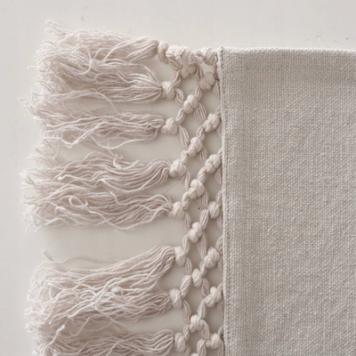 Rrjetë tavoline Boltze Cotton Table Runner Linou, 140 x 40 cm, pambuk, bezhë