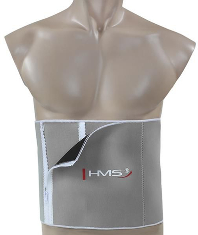 Rrip dobësimi HMS BR114 Slimming Belt, neopren, i zi