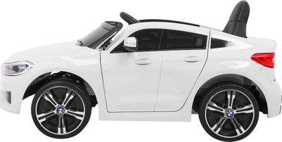 Makina elektrike për kalamaj BMW 6 GT, 105 x 66 cm, deri 30 kg, e bardhë