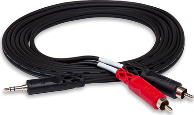 Kabllo audio Hosa CMR-210, stereo Y 3.5mm në 2xRCA, 1.8m