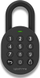 Dry i zgjuar Igloohome Smart Bluetooth Padlock, tastierë me numra, Bluetooth, i zi