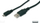 Kabllo USB PremiumCord USB A në micro USB, 0.2 m, e zezë