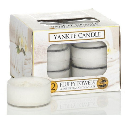 Set qirinjë Yankee Candle Fluffy Towels, 12 x 9.8 g kYC248