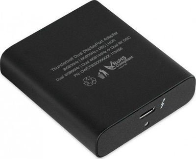 Stacion dokimi OWC Thunderbolt 4 OW TB3ADP2DPT, 2x DisplayPort, USB C, gri