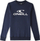 Bluzë sportive për kalamaj O'Neill Logo Crew Jr, me mëngë të gjata, jakë rreth, blu navy