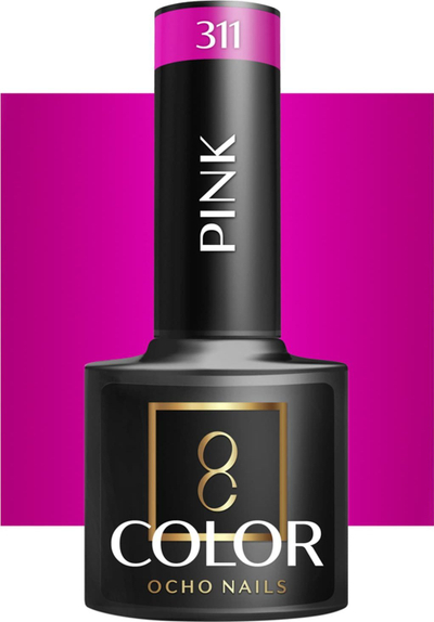 Llak thonjsh hibrid Activeshop Ocho Nails 311, 5 g, rozë e butë