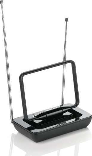 Antene e brendshme TV One For All SV 9125, DVB T T2 edhe DAB DAB+, e zezë