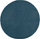 Qilim Atmosphera Couka Rug, faux fur, rrumbullak 80cm, teal blue