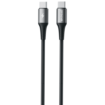Kabllo karikimi Proove WireX Pro Type-C në Type-C, 100W, 1.5m, e zezë