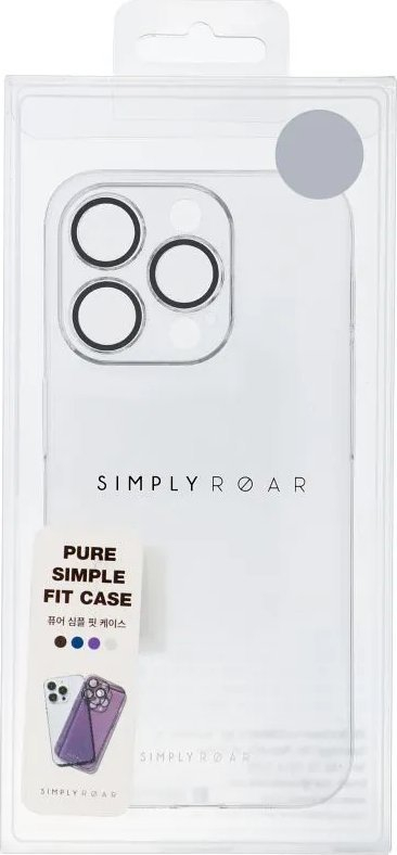Mbrojtëse telefoni Roar Futera Pure Simple Fit për iPhone 12 Pro Max, transparente