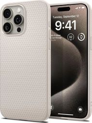 Mbrojtëse telefoni Spigen Liquid Air për iPhone 16 Pro Max, TPU, kundër goditjeve, titanium