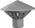 Kapak ventilimi Intersano Vent Cap 50, për tuba 50 mm, gri
