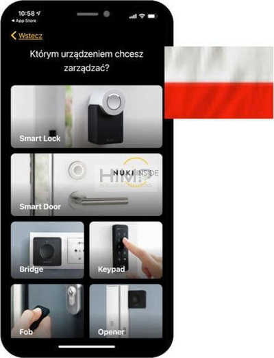 Tastierë inteligjente Nuki Keypad, me kode PIN, e zezë