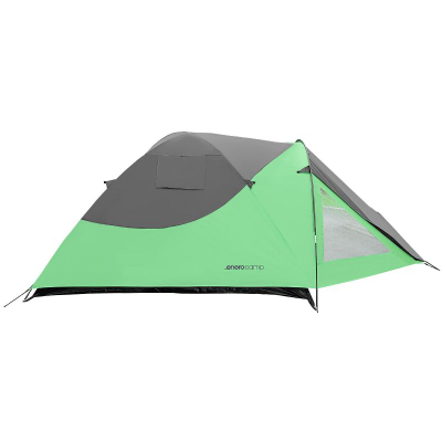 Çadër kampingu Enero Camp Comfort, për 4 veta, 330x250x105 cm, jeshile