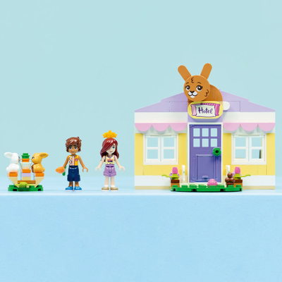 Lodër ndërtimi LEGO Heartlake City Rabbit Hotel 42679, set për fëmijë, shumëngjyrësh