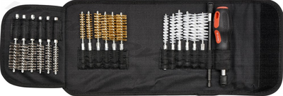 Set furçash Yato YT-08195, 20 copë, 9-19 mm, të argjendta