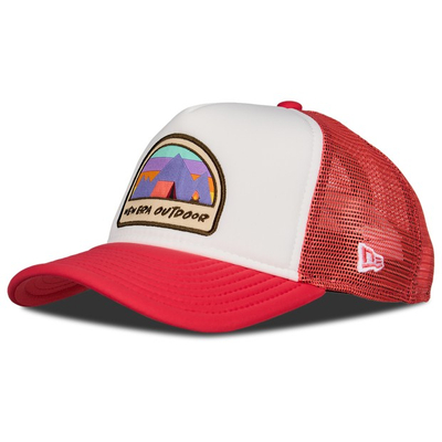 Kapelë për kalamaj New Era Kids Trucker, me rrjetë, poliester, e kuqe