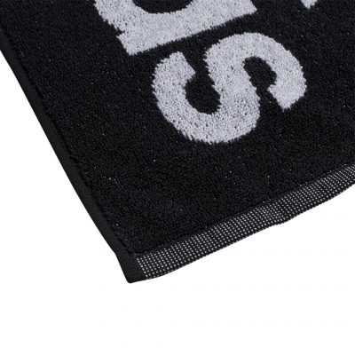Peshqir adidas Towel S DH2860, 50x100cm, pambuk, i zi