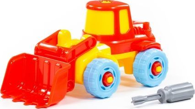 Lodër traktor Wader Turning Car Charger, e kuqe / e verdhë