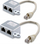 Adapter ndarës LAN PremiumCord, RJ45, 2 porta, 10/100 Mbps