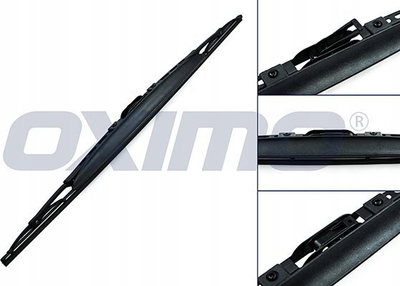 Fshirëse xhami Oximo WUSP525, 525mm, me spoiler, e zezë