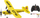 Aeroplan me telekomandë Jamara Piper J3-CUB, 2.4 GHz, Gyro 2CH, i verdhë