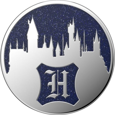 PopSocket Harry Potter Enamel Glitter Hogwarts, mbajtës telefoni, dizajn 3D, shumëngjyrësh