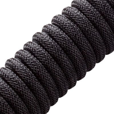 Kabllo CableMod Classic Coiled, USB-C/USB-A, 1,5m, e zezë