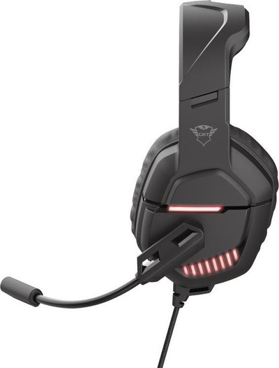 Kufje gaming Trust GXT 448 Nixxo, me mikrofon, me kabllo 3.5 mm, të zeza