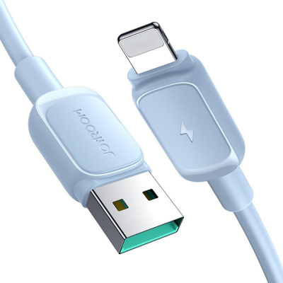 Kabllo USB Joyroom JYR766, USB A në Lightning, 1.2 m, blu