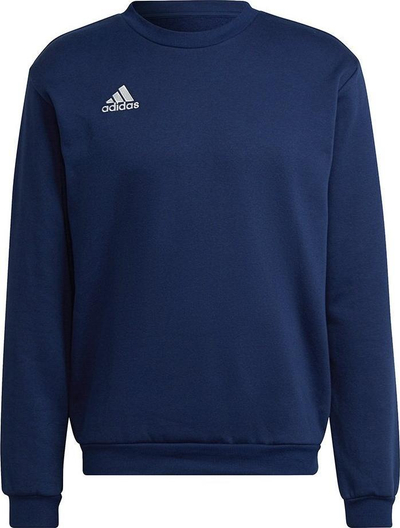 Bluzë sportive Adidas Entrada 22 Sweat Top, për burra, me fleece, blu navy