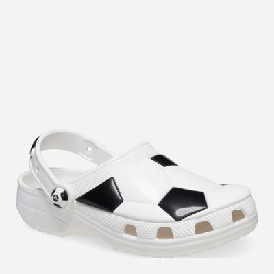 Shapka fëmijësh Crocs Classic Soccer Ball Clog Jr 210157-103, Croslite, e bardhë