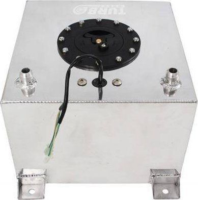 Rezervuar karburanti TurboWorks, 10L, me sensor niveli, argjendtë