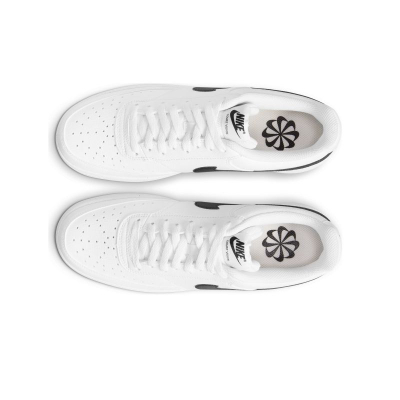 Патики Nike Court Vision Low DH2987-101, природна кожа, гумен ѓон, бели