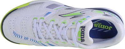 Atlete futsalli Joma Flexo për burra, nr 40, të bardha me fluor
